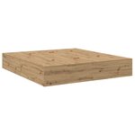 vidaXL Cadre de lit de rangement Chêne Artisan 180x200 cm