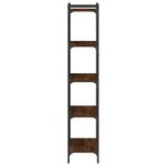 vidaXL Bibliothèque 5 niveaux chêne marron 60x30x154cm bois ingénierie