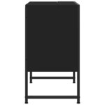 vidaXL Armoire lavabo de salle de bain noir 60x33x60 cm