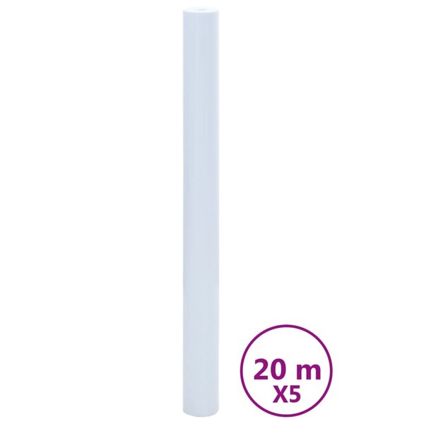 vidaXL Films pour fenêtre 5 Pièces statique dépoli blanc transparent PVC