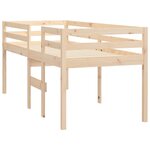 vidaXL Lit haut sans matelas 80x200 cm bois de pin massif