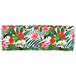 vidaXL Coussins de palette pour banc 2 Pièces Jungle tropicale 120x40x8 cm Tissu Oxford
