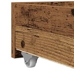 vidaXL Lit de jour avec tiroirs Bois ancien Bois d'ingénierie 90 x 200 cm