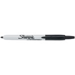 Marqueur permanent - Pointe fine rétractable - Noir SHARPIE
