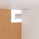 vidaXL Garde-robe blanc 100x32 5x35 cm bois d'ingénierie