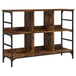 vidaXL Buffet chêne fumé 102x32x73 5 cm bois d'ingénierie