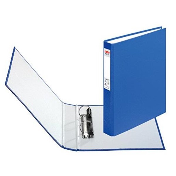 Classeur 2 anneaux maX.file A4 Dos de 40 mm Bleu HERLITZ