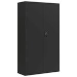 vidaXL Classeur noir 105x40x180 cm acier