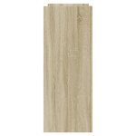 vidaXL Table console chêne sonoma 100x35x90 cm bois d'ingénierie