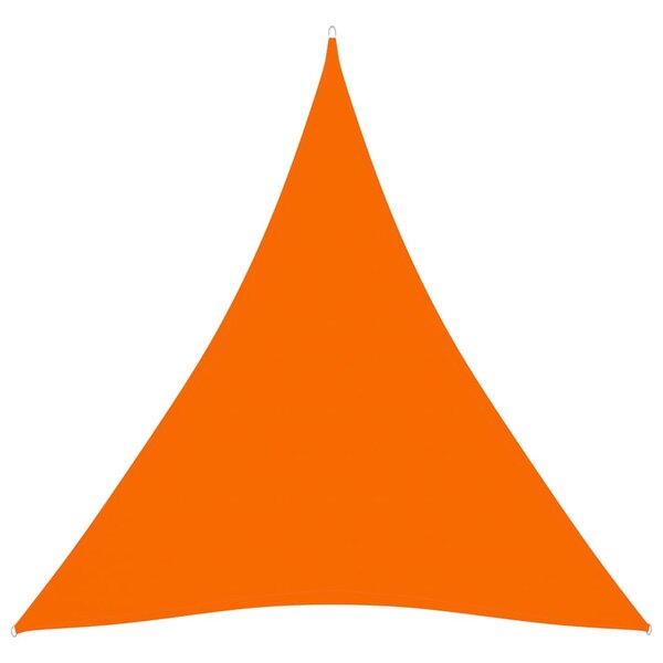 vidaXL Voile de parasol tissu oxford triangulaire 4x4x4 m orange