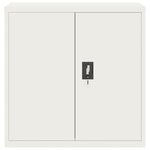 vidaXL Classeur blanc 90x40x130 cm acier
