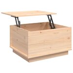 vidaXL Table basse 60x50x35 cm Bois massif de pin