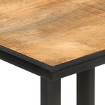 vidaXL Table à manger 110x55x75 5 cm bois de manguier massif