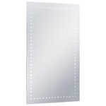 vidaXL Miroir mural à LED pour salle de bains 60x100 cm