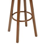 vidaXL Chaises de bar lot de 2 marron similicuir