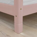 6 pieds de lit 10 cm FOOT rose pastel