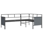 Salon de jardin meuble d'extérieur ensemble de mobilier 2 pièces anthracite acier 02_0015879