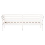 vidaXL Lit de jour sans matelas blanc 90x200 cm bois de pin massif