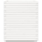 vidaXL Jardinière blanc 90x60x72 5 cm bois de pin massif