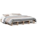 vidaXL Cadre de lit sans matelas 180x200 cm bois massif de pin