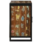 vidaXL cabinet sous évier 55x35x60 cm Bois massif récupéré