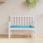 vidaXL Coussin de Banc de Jardin Turquoise 100x50x4 cm Tissu Oxford