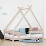 Lit cabane enfant TAHUKA 120 x 200 beige
