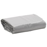 vidaXL Bâche gris 1 5x2 m 650 g/m²