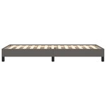 vidaXL Cadre de lit sans matelas gris 100x200 cm similicuir