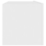 vidaXL Meuble TV Blanc 100x30x30 cm Bois d’ingénierie