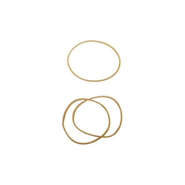 Boite 100 g bracelets caoutchouc blond - 70 x 1.2 x 1.8 mm SAFETOOL