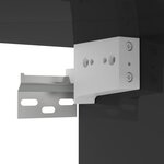 vidaXL Meuble TV mural Noir brillant 102x35x35 cm Bois d’ingénierie