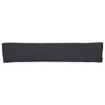 vidaXL Coussin de Palette pour Banc Noir 200x40x8 cm Tissu Oxford