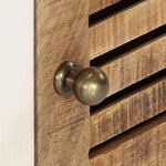 vidaXL Meuble TV 118 x 30 x 40 cm Bois de manguier massif