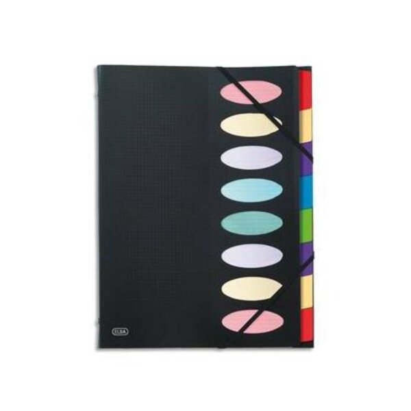 Trieur memphis, 240 x 320, 8 index, noir ELBA