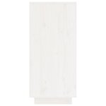 vidaXL Buffet Blanc 60x34x75 cm Bois massif de pin