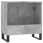 vidaXL Armoire de bain gris béton 58x33x60 cm bois d'ingénierie