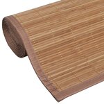 vidaXL Tapis en bambou 160x230 cm Marron
