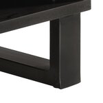 vidaXL Table basse 80x51x40 cm bois de manguier massif brut