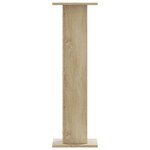 vidaXL Supports pour plantes 2 Pièces chêne sonoma bois d'ingénierie