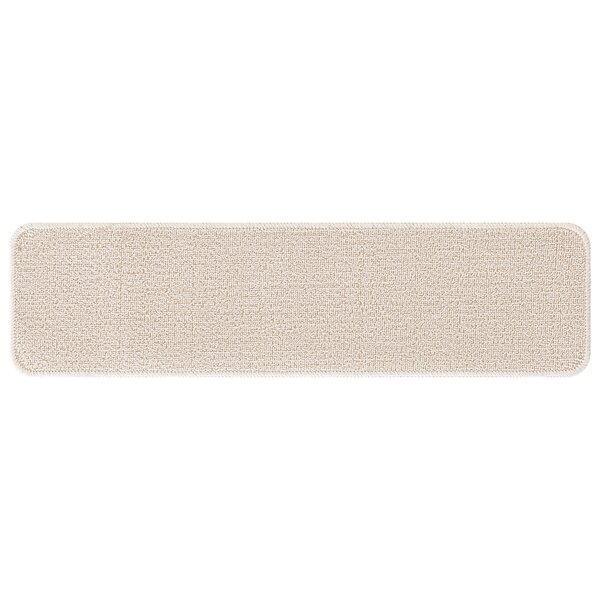 Tapis de marche vidaXL avec support en latex Crème 20x75 cm