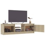 vidaXL Meuble TV Chêne sonoma 120x30x35 5 cm Bois d’ingénierie