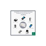Bobine Pour Tickets De Carte Bancaire 57x40mm - 18m - 1 Pli Thermique 55g/m2 - Blanc - X 50 - Exacompta
