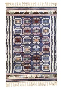 Tapis de salon CHAOUEN 300 x 400 cm - Bleu