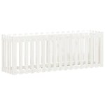vidaXL Lit surélevé de jardin design de clôture 200x50x70cm pin massif