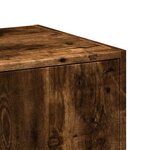 vidaXL Armoire d'apothicaire chêne fumé 30x41x144 5 cm bois ingénierie