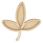 Décoration en bois 18 feuilles