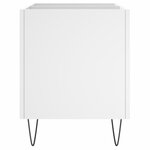 vidaXL Armoire à disques blanc 74 5x38x48 cm bois d'ingénierie