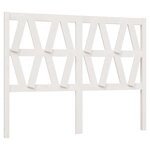 vidaXL Tête de lit Blanc 166x4x100 cm Bois massif de pin
