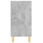 vidaXL Buffet gris béton 103 5x35x70 cm bois d'ingénierie